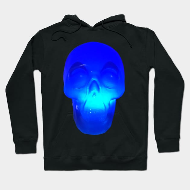 Blue Crystal Skull Hoodie by Diego-t